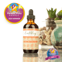 Earthley Feel Better Fast herbal extract product photo showing amber dropper bottle with wildflower label for immune support