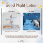 Good Night Lotion Before vs After